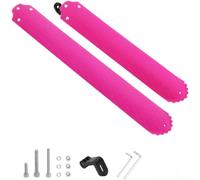Guardabarros plegable para bicicleta, retráctil, para guardabarros, ángulo | Para ruedas de 14-22 pulgadas drenaje rápido resorte de goma núcleo de acero delantero trasero protector ciclismo accesorios
