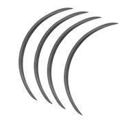 Guardabarros Rueda 73cm 1 Par De Guardabarros De Coche Bengalas Arco Rueda Kit De Protección De Cejas Guardabarros De Fibra De Carbono Protector Contra Salpicaduras(4pcs)