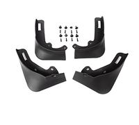 Guardabarros Rueda Trasera Delantera para Tesla para Model Y 2021 2022 Guardia Accesorios ABS De Fibra Carbono 4PCS Coche Guardabarros(Matte Black)
