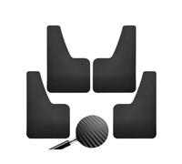 Guardabarros Rueda YTHTPZR para Furgonetas y Autocaravanas, para F&iat para Ducato de 1990 en adelante, Guardabarros de Fibra de Carbono Faldillas Antibarro (4Pcs Black)