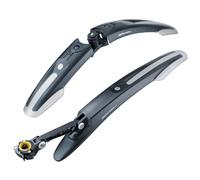Topeak Set de guardabarros DeFender M1/M2 negro-gris set (RD + RT)