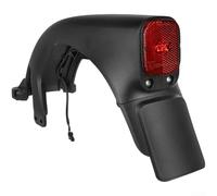 Guardabarros trasero ABS con soporte de matrícula y luz trasera de seguridad, compatible con varios modelos de scooter para una mayor protección de conducción al aire libre (A)