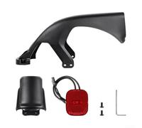 Guardabarros trasero con luz trasera para Ninebot para Segway Max G3 Kickscooter ABS PC para protector contra salpicaduras (para montaje de guardabarros)