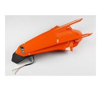 Guardabarros trasero con portamatriculas led ufo ktm naranja kt04070-127 para