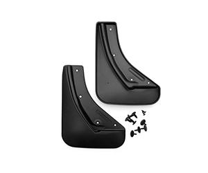 Guardabarros Trasero de Goma para Coche diseñado para Skoda Karoq 2020 - > con Extensiones de Arco, SUV 2 uds. con Sujetador y Tornillos de Montaje