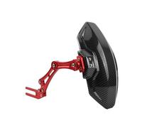guardabarros trasero motocicleta Guardabarros trasero de aleación de aluminio ajustable motocicleta para C&FMOTO para Y&amaha H&onda SCSTHRCRA(Red)