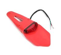 Guardabarros Trasero Para Motocicleta Con Luz LED De 12 V Y Freno Universal Para DRZ40 Para TE250 Para RMZ250 Para TE300 Para RMZ450 Trasera(Red)