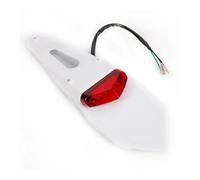 Guardabarros Trasero Para Motocicleta Con Luz LED De 12 V Y Freno Universal Para DRZ40 Para TE250 Para RMZ250 Para TE300 Para RMZ450 Trasera(White)