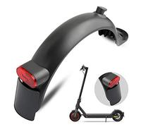Guardabarros trasero para patinete eléctrico con gancho y luz trasera para Xiaomi M365, M365 Pro, M365 1S y M365 Pro 2. Juego de repuesto de guardabarros para patinete eléctrico con matrícula vacía.