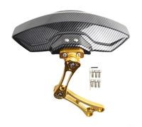 Guardabarros trasero para scooter eléctrico para modelos N1s U+b con sistema de rotación multiángulo y construcción ligera de ABS en tono plateado (dorado)