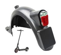 Guardabarros trasero para scooter eléctrico - Pieza de repuesto a pilas, Luz de freno impermeable con brillo intenso, Soporte del marco de etiqueta | E-Bikes Spray Shield Protector Iluminación