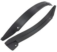 Guardabarros Trasero para Toyota Land Cruiser Prado 150 GX460, Revestimiento de Guardabarros, faldón, Hueco de Puerta, Guardabarros (Negro, Tipo 2)