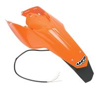 Guardabarros trasero + placas laterales ufo naranja ktm exc/exc-f