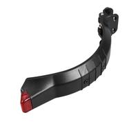 Guardabarros Trasero Protector Antibarro Negro Plástico Ligero | Resistente a Roturas, Adecuado para Rutas Urbanas y Lluvia, Compatible Frenos y Ruedas Traseras