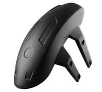 Guardabarros Trasero Protector contra Salpicaduras, para Motocicleta Negro | PP y Metal, Estilo Retro Vintage, Reduce Líquidos y Lodo, para Modificaciones y Caminos Off-road