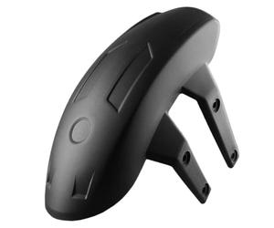 Guardabarros Trasero Protector contra Salpicaduras, para Motocicleta Negro | PP y Metal, Estilo Retro Vintage, Reduce Líquidos y Lodo, para Modificaciones y Caminos Off-road