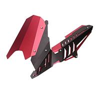 Guardabarros Trasero Protector de la Cadena Cubierta Aleación Aluminio Proteger Motocicleta Limpia y Elegante para YZF R25 R3 MT 25 03 (rojo)