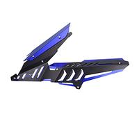 Guardabarros Trasero Protector de la Cadena Cubierta Aleación Aluminio Proteger Motocicleta Limpia y Elegante para YZF R25 R3 MT 25 03 (Blue)