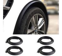 Guardabarros Universales de 1,5m Ruedas de Coche Extensión de Guardabarros Moldura Bengalas Tira de Ajuste de Ceja de Neumático Automático para Protector y Decoración de Automóviles, 4 Piezas