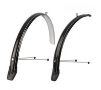 Guardabarros VTC 26" Polisport Towny con varillas de 51mm negro (par)