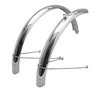 Guardabarros VTT-City barras 26-650b p2r INOX plata 60mm (par) libro con juego de barras