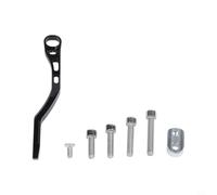 Guardacadena Bici Aleación 34-50T para Doble para plato Negro(Black) | Aleación aluminio y para acero, evita caída cadena, ideal platos 39-53T, montaje desviador, duradero