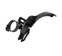 Guardacadenas Bicicleta Aleación 165mm Prevén Enganches | Aleación aluminio , evita grasa, protege piernas, instalación rápida tija 34.9mm(Black)