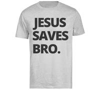 Guardado por Jesús Dios Camiseta Gris De Manga Corta para Hombre Unisex Black tee Baggy Oversized T-Shirt