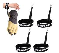 Guardaguantes para deportes de invierno: correa de muñeca desmontable con clip de metal, soporte para manoplas de esquí y snowboard, cordón para equipo | Accesorios para guantes al aire libre para via