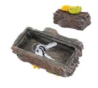 Guardallaves De Roca Falsa - Estatua De Tortuga De Roca De Resina Duradera, Caja Fuerte Oculta Para Exteriores | Adorno Decorativo De Jardín Resistente A La Intemperie, Soporte Secreto Con Diseño Real