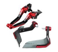 Guardamanos De Motocicleta para LONCIN para VOGE 500R 2020 2021 Palancas De Embrague De Freno Deflector De Viento Manillar Guardamanos Protección De Manos Paramanos Moto(Red-a)
