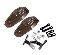 Guardamanos Handguards Motocicleta Protector Mano Manillar Motocicleta Touring Custom Color Negro Deflector Viento Protector Motocicleta(Smoke)