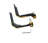 Guardamanos Handguards Motocicleta Protector Manos para Motocicleta Protector Manos Universal Prueba Viento Equipo Protección Modificado Aleación Aluminio CNC(Amarillo)