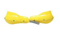 Guardamanos Handguards Motocicleta Protector Manos Universal Motocicleta 22 Mm 28 Mm Kit Montaje para Manillar Compatible con Todas Las Motos para Cross(Amarillo)