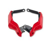 Guardamanos Moto para CRF1100L para África para Twin para ADV para XADV-750 Protectores Manos Delanteros Protector Manillar Parabrisas Moto Paramanos(One Set - Red)