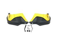 Guardamanos Moto para Voge 525, para DSX, para Valico para DS525X (Modelos 2023 Y 2024): Protector Manos Cortavientos, Funda Protectora Moto Paramanos(Black Yellow Set)