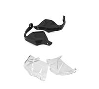 Guardamanos Moto para Voge para DSX 900 para DS900X Cubierta Cortavientos para Manillar Protectores Manos Extensiones Protectores Manos Moto Paramanos(Black - Transparent)