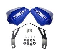 Guardamanos Motocicleta 2 Piezas Protectores Manos para Motocicleta Accesorios Universales Motocicleta con Soporte Metal Hardware Montaje Turismo Protector contra El Viento(Blue)