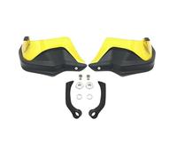 Guardamanos Motos Deflectores Paramanos De Motocicleta Compatibles para G310GS G310R 2017-2023, Protección A Prueba De para Manillar(Black Yellow Set)