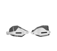 Guardamanos Motos Deflectores Paramanos para Montana XR1 125 EVO para Macbor 125EVO Protección De Manos para Parabrisas De Motocicleta(White Grey Big)