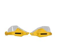 Guardamanos Motos Deflectores Paramanos para Motocicleta para Montana XR1 125 EVO para Macbor 125EVO, Protector De Manos para Modificación De Parabrisas(Yellow tranparent)