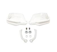 Guardamanos Motos Deflectores Paramanos para R1200GS LC R1250GS F800GS F750GS F850GS F900R XR S1000XR - Protector De Manillar Antiimpacto para Parabrisas para Todo Tipo De Clima(White Clear Set)