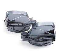 Guardamanos Motos para MSX 125 XADV 750 X-11 X11 CB 190R NC750S NC750X Paramanos Motocicleta con Luz Intermitente(Gris)