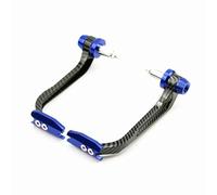 Guardamanos Motos para MT 07 09 YZF R1 R3 R6 YBR125 Protector Manos Motocicleta Aleación Aluminio Universal 17-22 Mm Palanca Embrague Freno Manillar(Carbon-Blue)