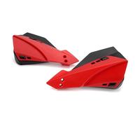 Guardamanos Motos Protector Manos para Motocicleta para Kawasaki para Suzuki A Prueba Viento Protector Manillar Accesorios Motor Motocicleta(Red)