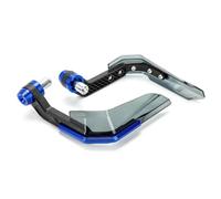 Guardamanos Motos Protector Palanca Embrague Freno Manillar Aluminio CNC Motocicleta 5 Colores Accesorios Modificación Engranajes(Azul)