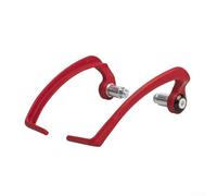 Guardamanos para manillar de moto de cross, de plástico de alta dureza, para ATV, quad, scooter, carreras eléctricas, protección a prueba de viento, color rojo