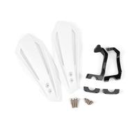 Guardamanos para Moto Protector Universal para Motocicleta Equipo Protector Modificación, Protector Mano Aleación Protector Manos A Prueba Viento(White)