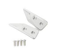 Guardamanos para Motocicleta para ZONTES 368G 501G 501 G 368-G Modificación De Motocicleta Guardamanillas Cubierta Decorativa(Silver)