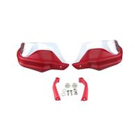 Guardamanos para NC750X NC 750X Nc750X NC750x Deflector De Viento Protectores De Manos Apariencia Protectores De Manos Protectores Paramanos para Moto(Red-White)